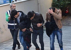 Motosiklet çalmaya çalışan 4 kişi tutuklandı