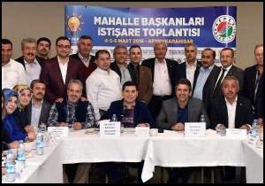 Başkan Tütüncü mahalle başkanlarını dinledi