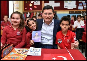 Başkan Tütüncü'nün okul ziyareti