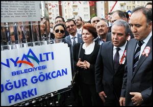 Şehit Uğur Gökcan Parkı  törenle açıldı