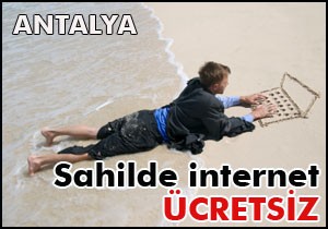 Sahilde ücretsiz internet