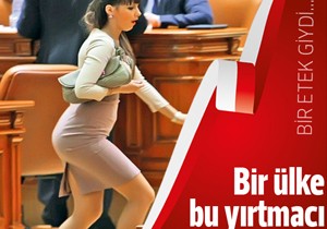 Bir ülke bu yırtmacı konuşuyor