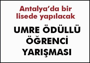 Umre ödüllü öğrenci yarışması