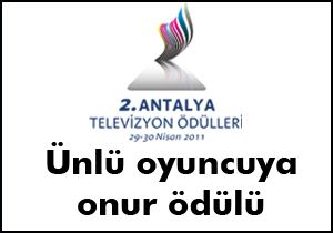 'Nuri Kantar'a onur ödülü