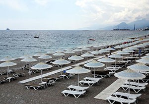 Konyaaltı sahili'nde bu yıl farklı uygulama
