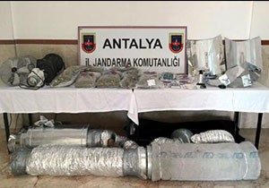 Manavgat'ta uyuşturucu baskını