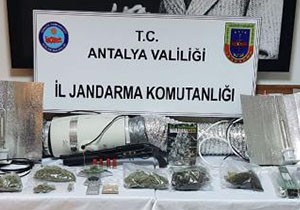 Antalya'da uyuşturucu operasyonu