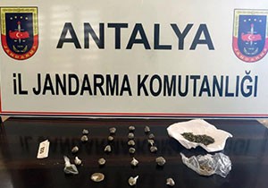 Manavgat'ta uyuşturucu operasyonu
