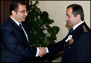 Polisten Vali Türker'e ziyaret