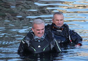 Antalya Valisi dalış turizmi için daldı