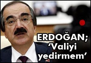 Erdoğan 'Gavat' diyen valiye sahip çıktı; 'Yedirmem'
