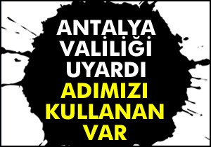 Valilikten yardım talebi uyarısı