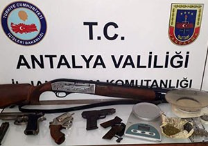Alanya'da uyuşturucu operasyonu