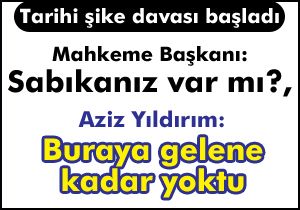 Aziz Yıldırım'a ilk soru