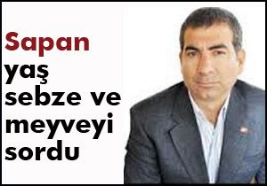 Sapan, yaş meyve ve sebze üreticilerinin sorunlarını Meclis’e taşıdı