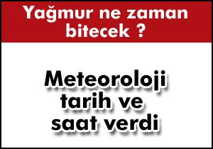 Antalya'da yağmur ne zaman bitecek ?