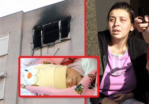 3 günlük bebek alevlerin arasından kurtarıldı