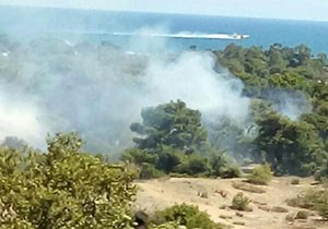 Lara'da orman yangını korkuttu