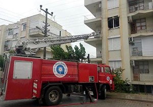 Gazipaşa'da ev yangını