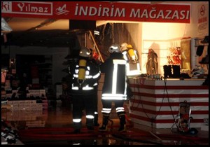 İşyerinde korkutan yangın