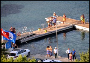 Bodrum'da korkutan yangın