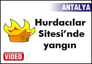 Hurdacılar Sitesi'nde yangın