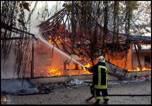 Restoran yangında kül oldu