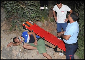 El frenini çekmedi uçurumdan yuvarlandı