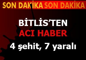 Hizan’da PKK mayını! 4 şehit