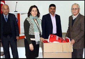 Öğrencileri sevindiren kış hediyesi