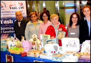 Yaşlılar üretiyor, AVM'de satılıyor