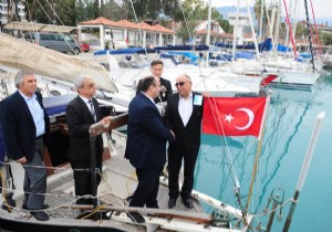 Yabancı bayraklı yata Türk bayrağı