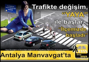Manavgat'ta yaya önceliği projesi başlatıldı