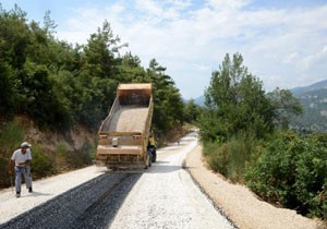 Yayla yoluna asfalt