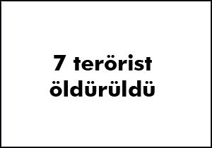 Tunceli'de 7 terörist öldürüldü