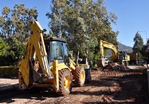Çukurbağ Yarımadası yolu yenileniyor
