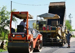 Göller Caddesi'ne 300 ton asfalt