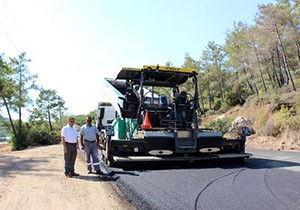 Mavikent - Adrasan yolu yenileniyor