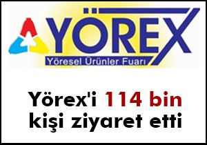 Yörex'i 114 bin kişi ziyaret etti