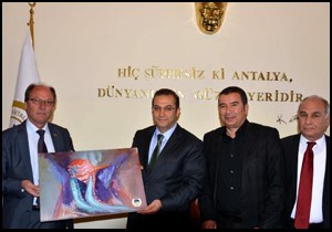 Yörükler valiyi ziyaret etti