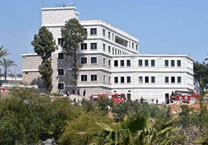 İnşaat halindeki öğrenci yurdunda yangın
