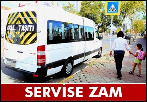 Antalya'da servis ücretlerine zam