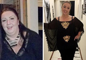 20 ayda 176 kilodan 83'e düştü