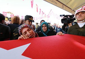 Antalya şehidini uğurladı