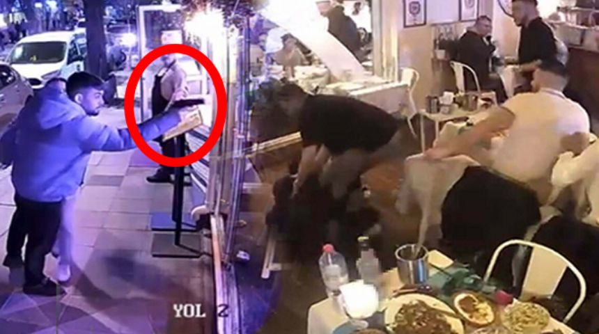Restoranda rastgele ateş açtı